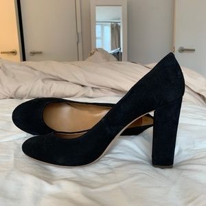 J. Crew Black Suede Pumps - Never Worn